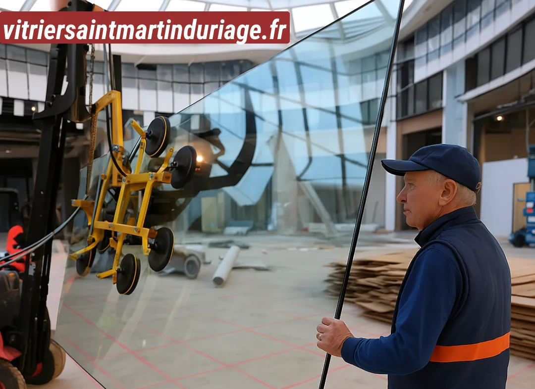 Remplacement de vitrine magasin Saint-Martin-d'Uriage